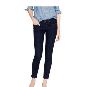 Jcrew Dark Wash Toothpick Jean